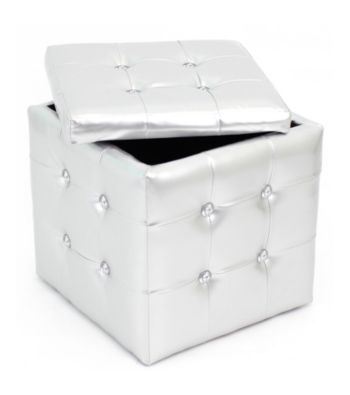 Lumisource® Square Pouf Ottoman