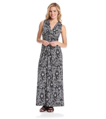 NY Collection Inspired Knot-Front Maxi Dress