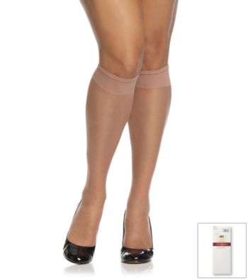 Hanes® Plus Sheer Knee Highs