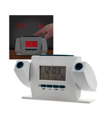 Trademark Dual Projection Alarm Clock with FM Radio