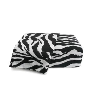 Scent-Sation, Inc. Wild Life Black Zebra Print Sheet Sets