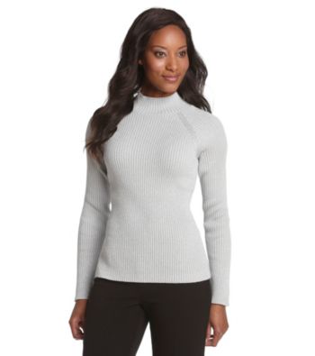 Studio Works Lurex Mockneck Sweater