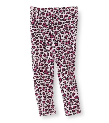 Little Miss Attitude Girls' 2T-6X Pink Animal Print Leggings