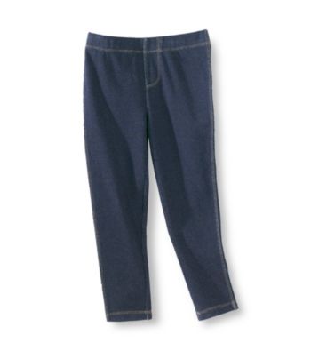 Little Miss Attitude Girls' 2T-6X Medium Wash Denim Leggings