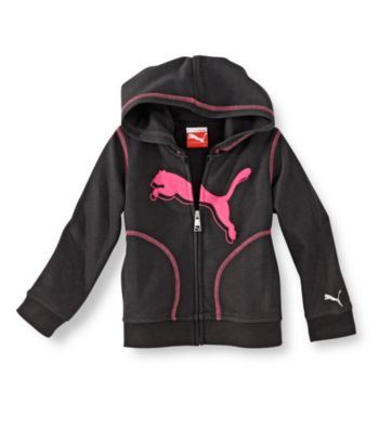 PUMA® Girls' 2T-16 Zip-up Active Hoodie