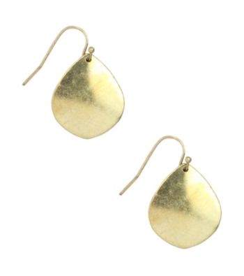 Nine West Vintage America Collection® Small Brass Ox Drop Earrings