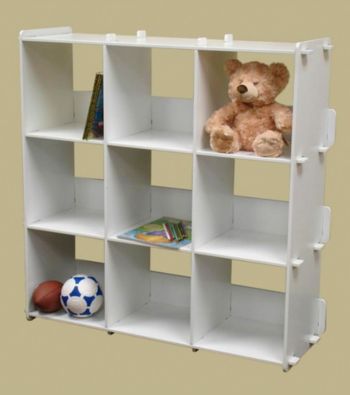 RiverRidge Kids White 9-pc. Cubby Storage