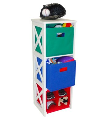 RiverRidge Kids Primary Colors X-Frame Kids Storage Cabinet