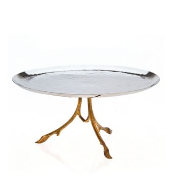 Godinger® Leaf Design Footed Tray