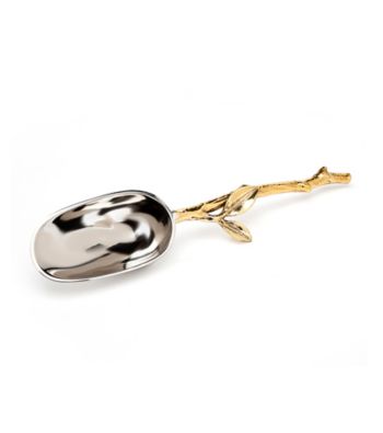 Godinger® Leaf Design Two-Tone Ice Scoop