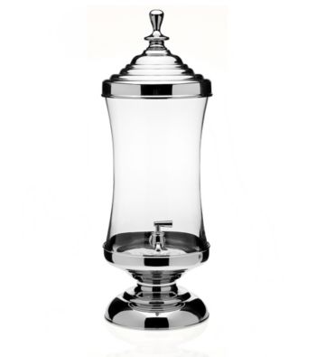 Godinger® Monticello 2.5 Gallon Glass and Metal Beverage Dispenser