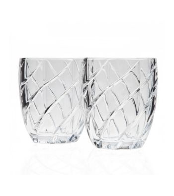 Godinger® Crosswinds Set of 4 Double Old Fashion Glasses
