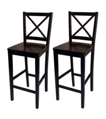 TMS Set Of 2 Black Virginia Stools