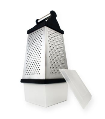 PURELIFE™ by Ragalta® Stainless Steel 4-sSide Grater with Storage Container