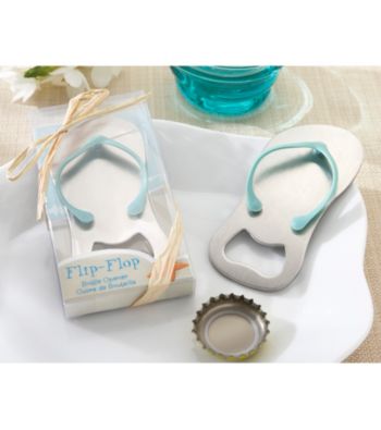 Kate Aspen Set of 12 "Pop the Top" Flip-Flop Bottle Opener