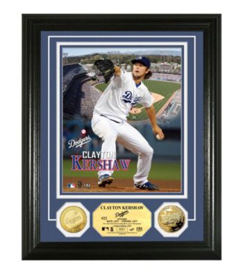 Clayton Kershaw Gold Coin Photo Mint by Highland Mint