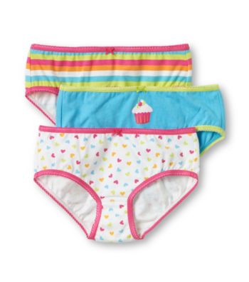 Carter's® Girls' 2-6X Pink/Turquoise/Green 3-pk. Hearts Panties