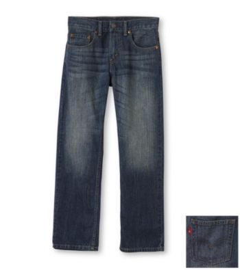 Levi's® Boys' 8-20 505™ Straight Fit Roadie Jeans - Navy