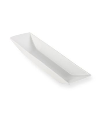 LivingQuarters Whiteware Cracker Tray