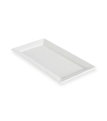 LivingQuarters Whiteware Rectangular Appetizer Tray