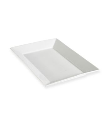 LivingQuarters Whiteware Large Rectangular Platter
