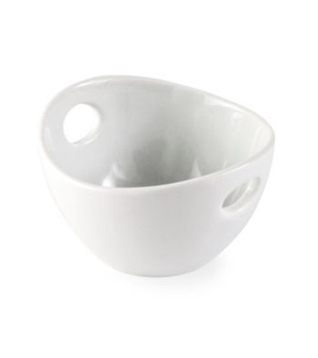 LivingQuarters Whiteware Small Oval Bowl