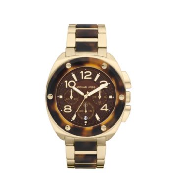 Michael Kors® Women's Stainless Steel and Acetate Watch