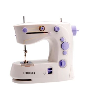 Michley Lil' Sew & Sew 4-Stitch Function Portable Sewing Machine