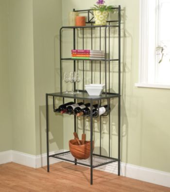 Target Marketing Systems Valencia Black Metal Baker's Rack