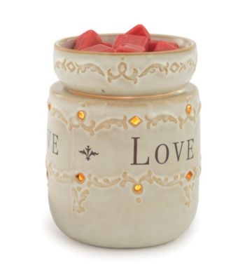 Candle Warmers Etc. Live, Love, Laugh Ceramic Illumination Warmer