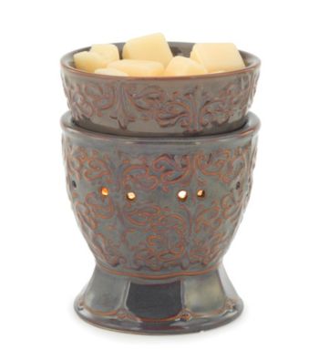 Candle Warmers Etc. Plum Goblet Ceramic Illumination Warmer