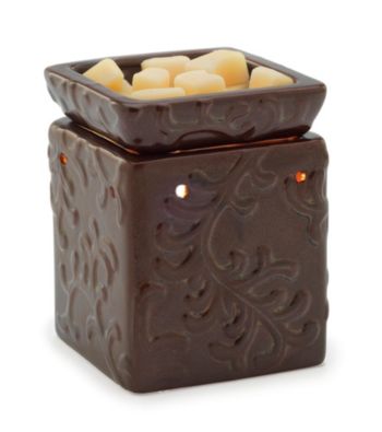Candle Warmers Etc. Century Brown Ceramic Illumination Warmer