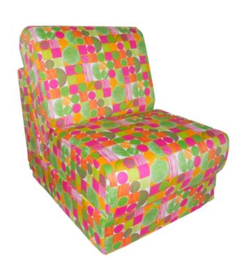 Fun Furnishings Space Cowboy Organic Print Teen Chair Sleeper