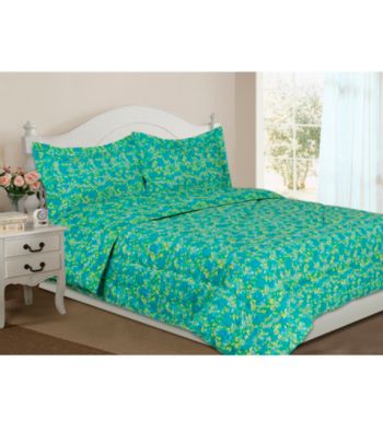 Leopard Turquoise Comforter Set by Rampage®
