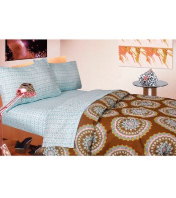 Medallion Cocoa Comforter Set by Rampage®