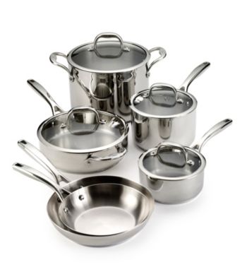 Guy Fieri 10-pc. Stainless Steel Cookware Set