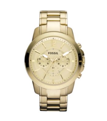 Fossil® Men's Grant Goldtone Stainless Steel Watch