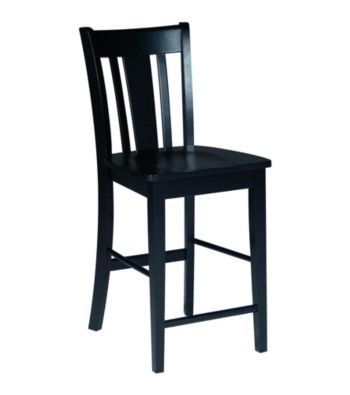 International Concepts Black San Remo Counterheight Stool