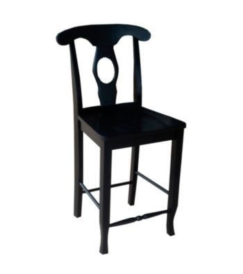 International Concepts Black Empire Counterheight Stool