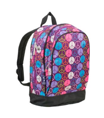 Wildkin Purple Peace Sign Sidekick Backpack