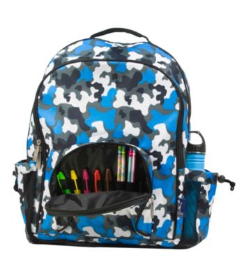 Wildkin Blue Camo Macropak Backpack
