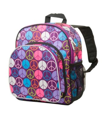 Wildkin Purple Peace Sign Pack n' Snack Bag
