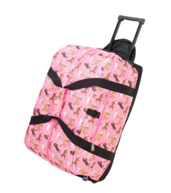 Wildkin Horses in Pink Good Times Rolling Duffel Bag