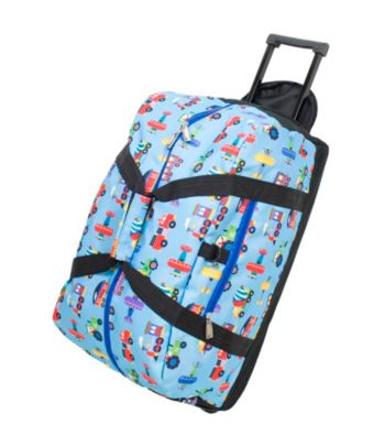 Wildkin Olive Kids Trains, Planes and Trucks Good Times Rolling Duffel Bag