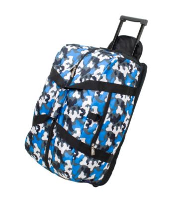Wildkin Blue Camo Good Times Rolling Duffel Bag