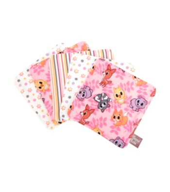 Trend Lab Baby Girls' Lola Fox 5 Pack Wash Cloths