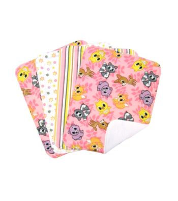 Trend Lab Lola Fox 4 Pack Burp Cloths