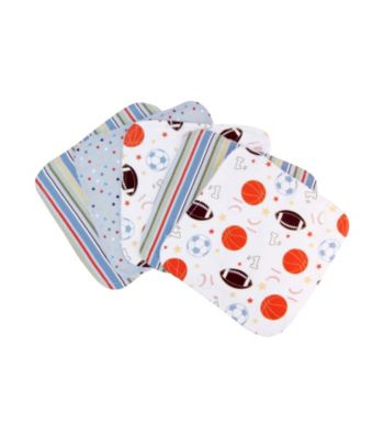 Trend Lab Little MVP 5 Pack Wash Cloth Set