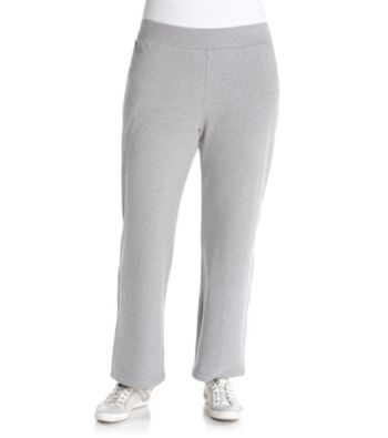 Laura Ashley® Plus Size Knit Pants with Satin Trim