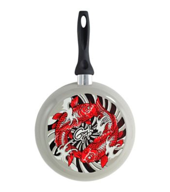 Guy Fieri Nonstick Fry Pan with Koi Fish Design